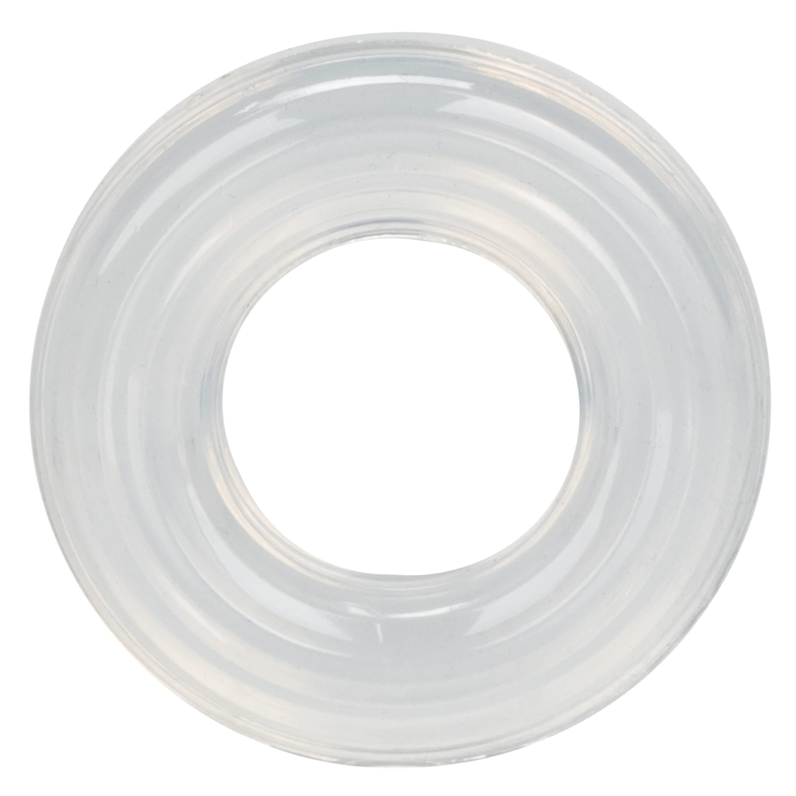 CalExotics Premium Silicone Ring – Clear, Ultra-Stretchy, 1-Inch Inner Diameter