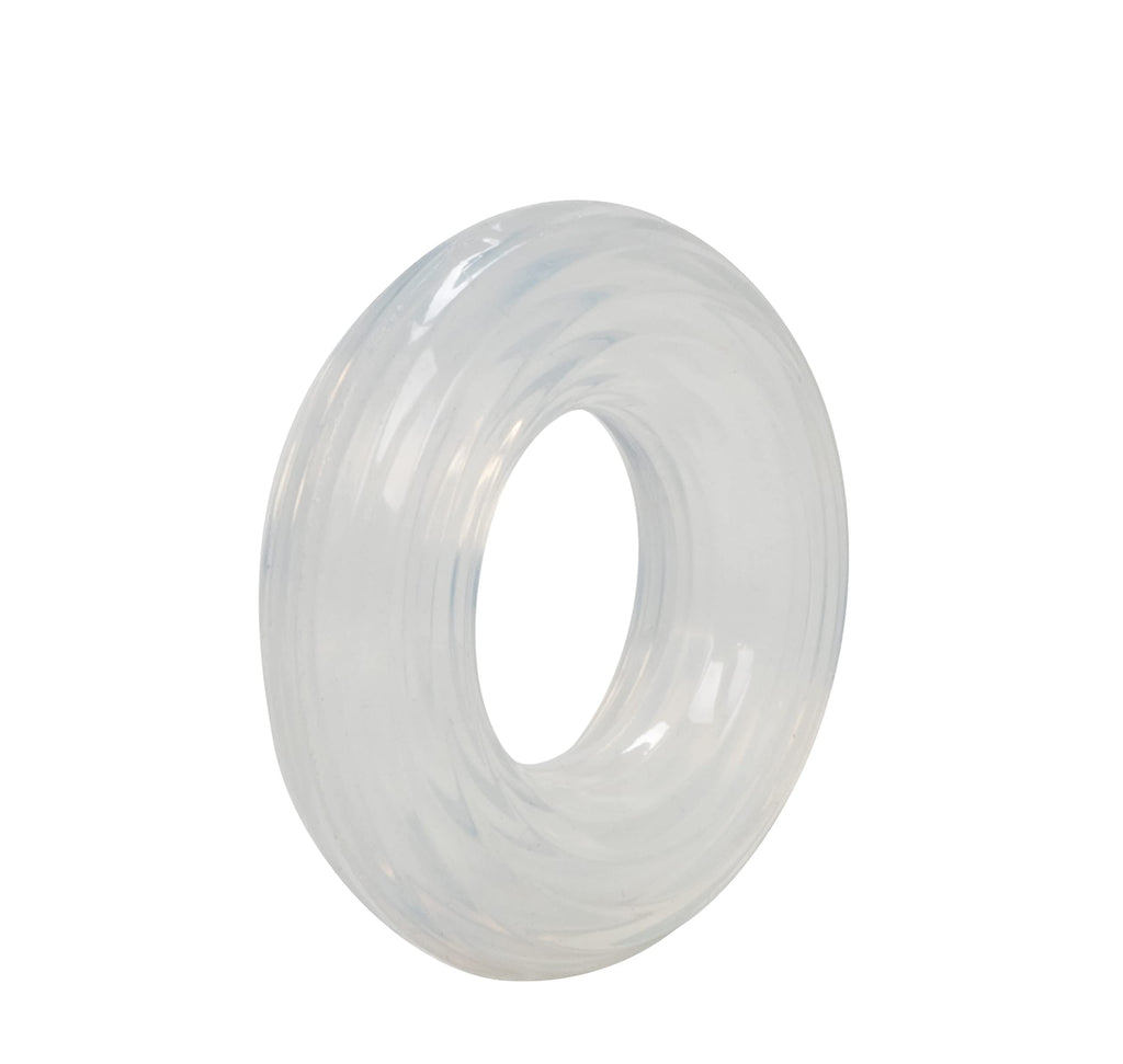 CalExotics Premium Silicone Ring – Clear, Ultra-Stretchy, 1-Inch Inner Diameter