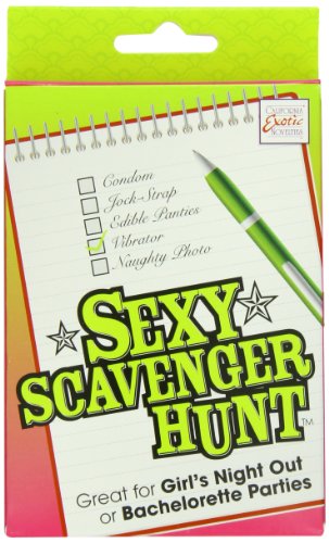 CalExotics Sexy Scavenger Hunt Game – 60 Cards for Bachelorette Parties & Girls Night