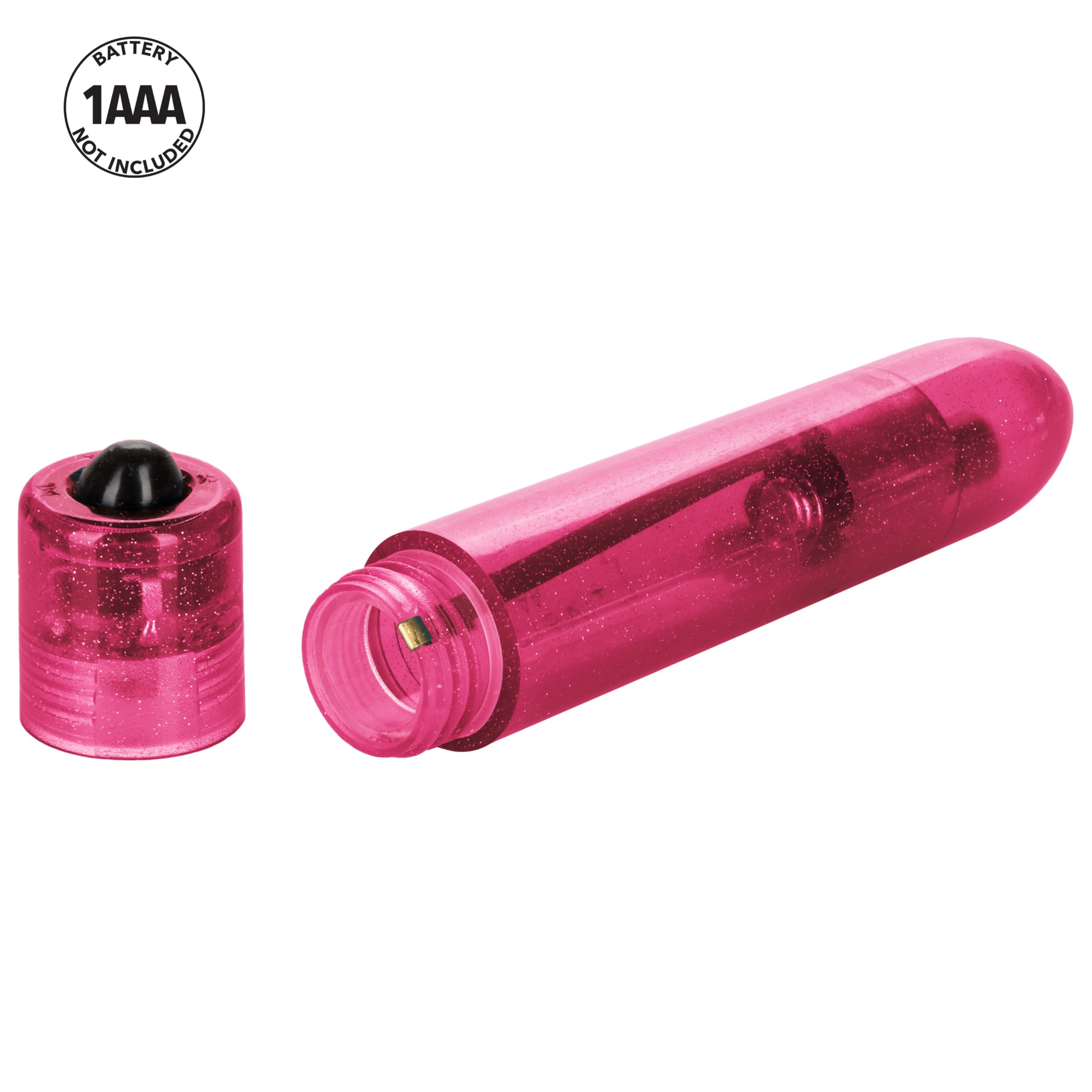 CalExotics Shane's World Sparkle Bullet Vibrator - Waterproof, 3 Speeds, Pink