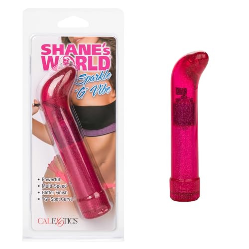 CalExotics Shane's World Sparkle G Vibes Pink: Glitter ABS G-Spot Massager