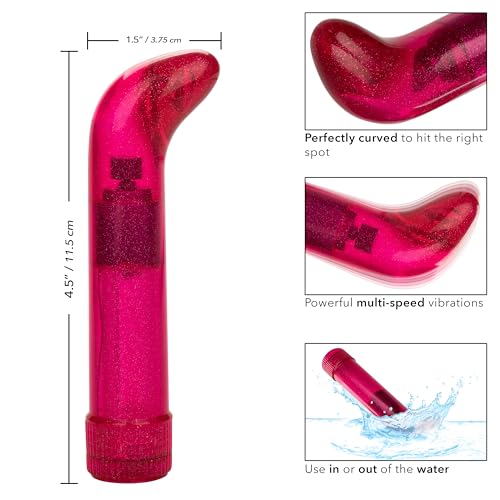 CalExotics Shane's World Sparkle G Vibes Pink: Glitter ABS G-Spot Massager
