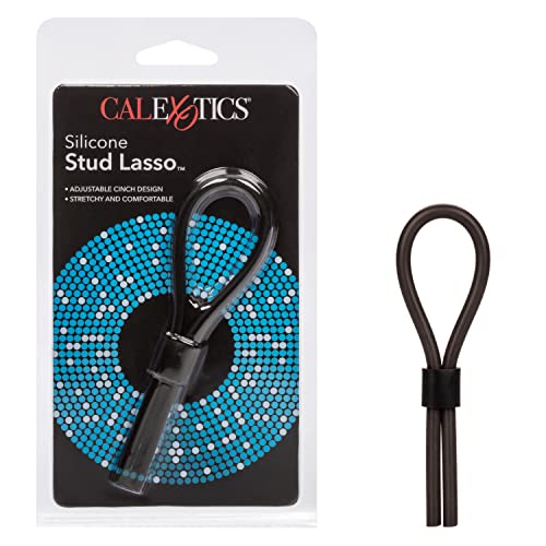 CalExotics Silicone Stud Lasso Rings – Adjustable Ergonomic Cock Ring for Enhanced Erection