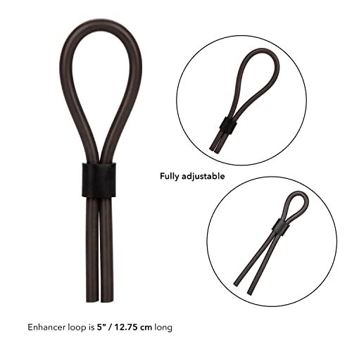 CalExotics Silicone Stud Lasso Rings – Adjustable Ergonomic Cock Ring for Enhanced Erection
