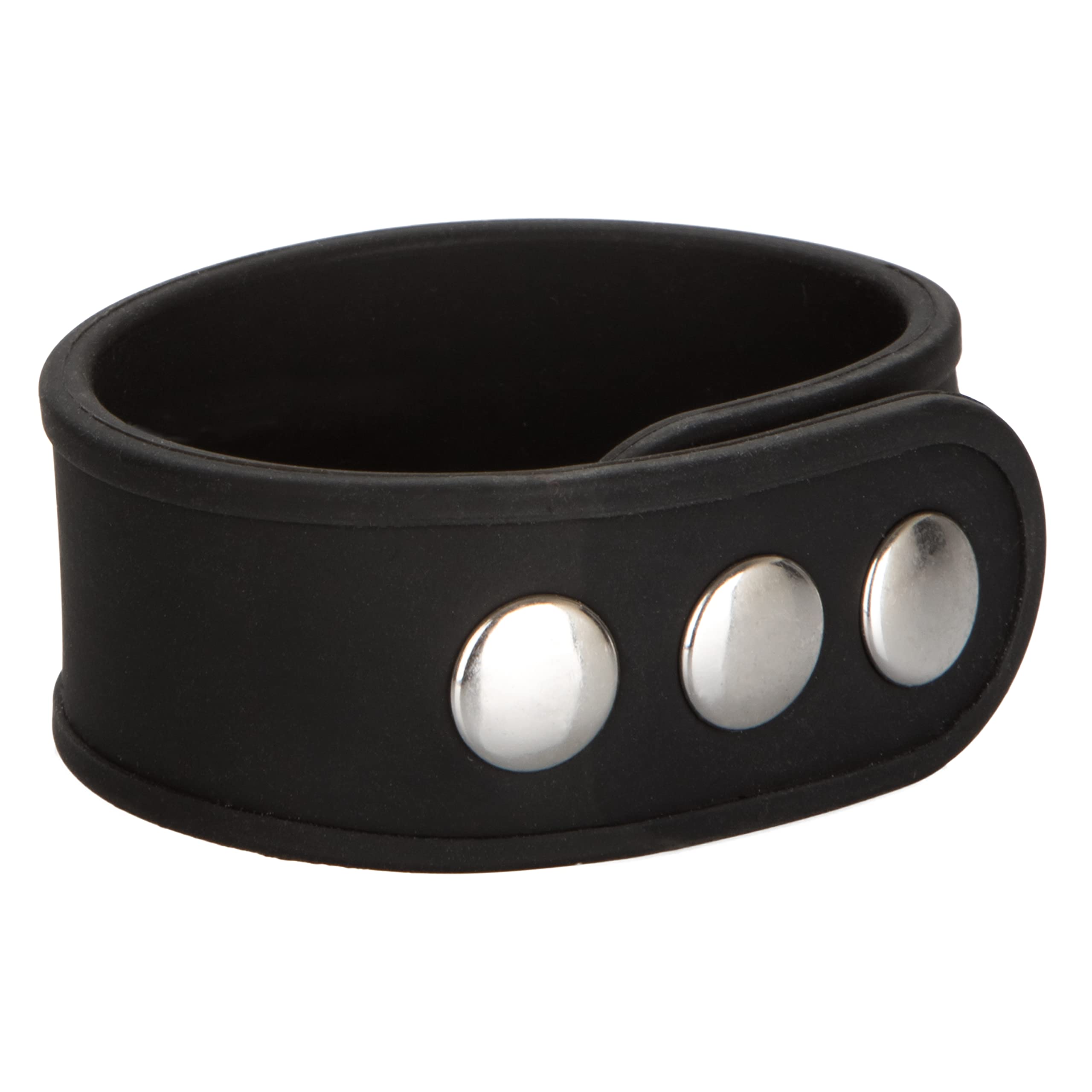 CalExotics Silicone Tri Snap Erection Ring – Black, Adjustable & Durable
