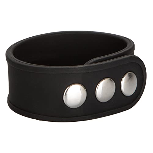 CalExotics Silicone Tri Snap Erection Ring – Black, Adjustable & Durable