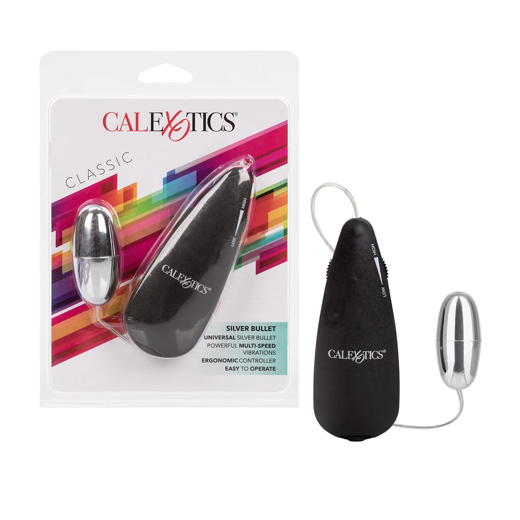CalExotics Silver Bullet Vibrator – Multi-Speed, Compact and Powerful
