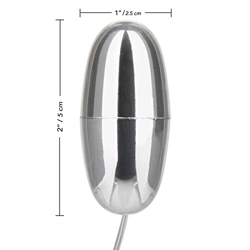 CalExotics Slim Teardrop Bullet Vibrator – Pink ABS, Multi-Speed Slider