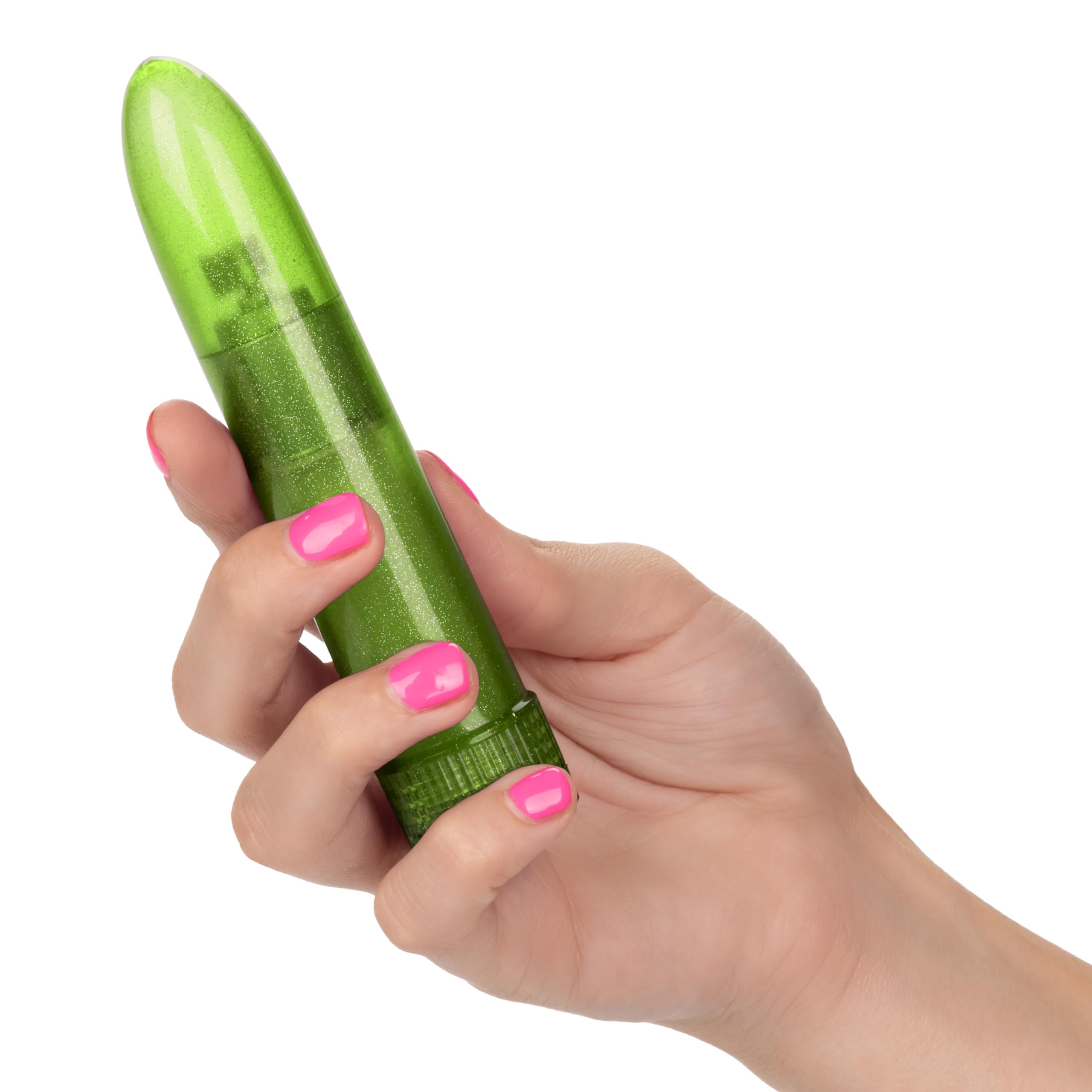 CalExotics Sparkle Vibe – Green Glitter, Multi-Speed Waterproof Vibrator