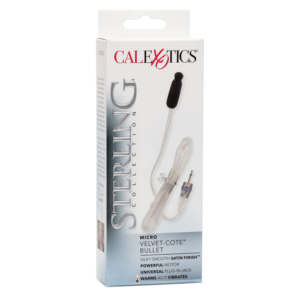 CalExotics Sterling Collection Velvet Micro Bullet Vibrator - 1 Inch
