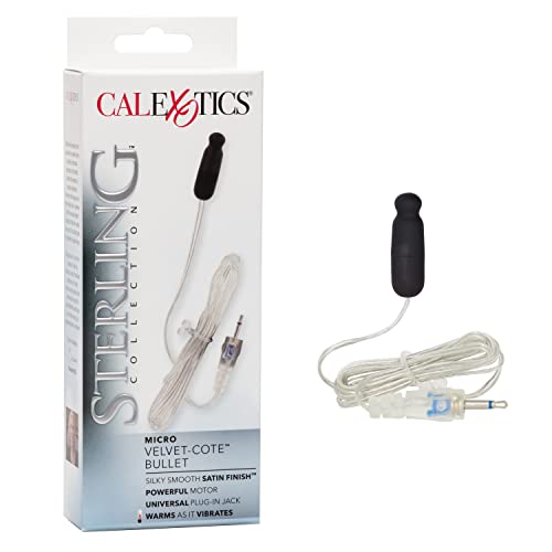 CalExotics Sterling Collection Velvet Micro Bullet Vibrator - 1 Inch