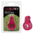 CalExotics Super Stretch Stimulator Sleeve – Noduled Pink Penis Ring with Ticklers