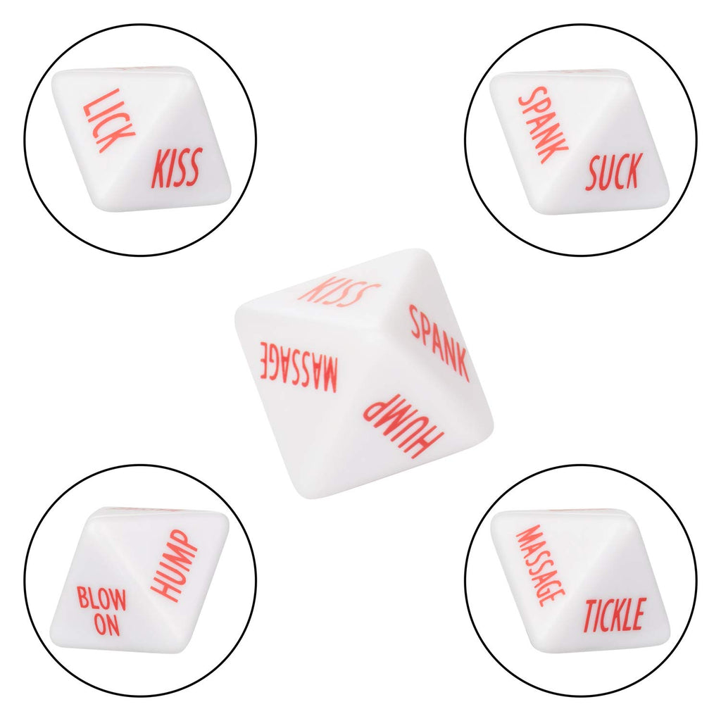 CalExotics Tempt & Tease Dice – 3-Dice Set for Playful Intimacy