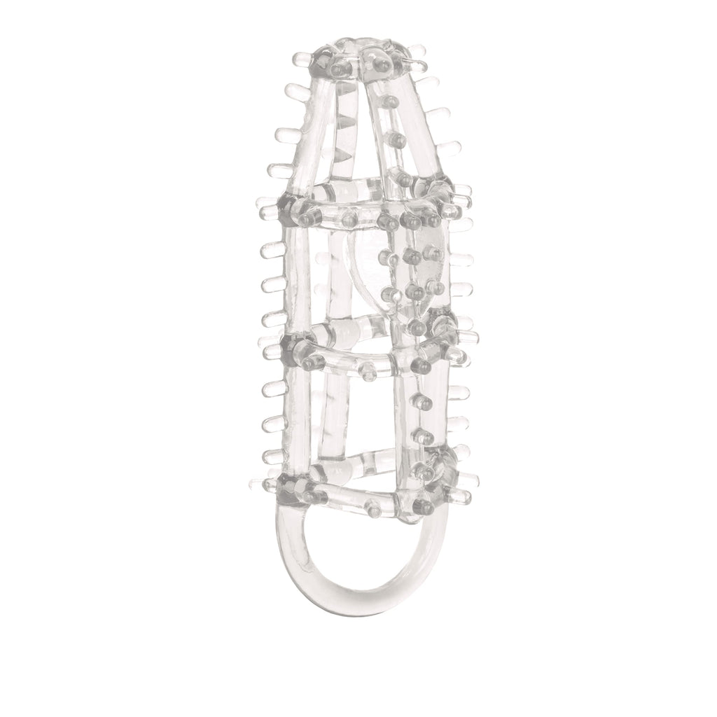 CalExotics Ultimate Cock Cage - Clear, Super-Stretchy with Scrotum Ring
