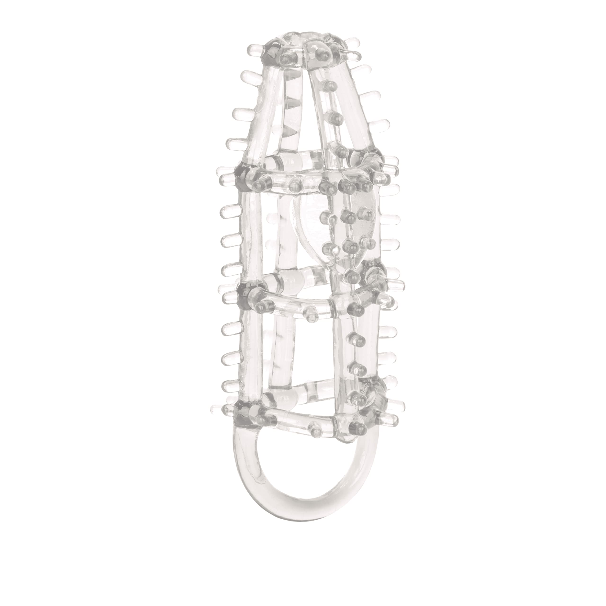 CalExotics Ultimate Cock Cage - Clear, Super-Stretchy with Scrotum Ring