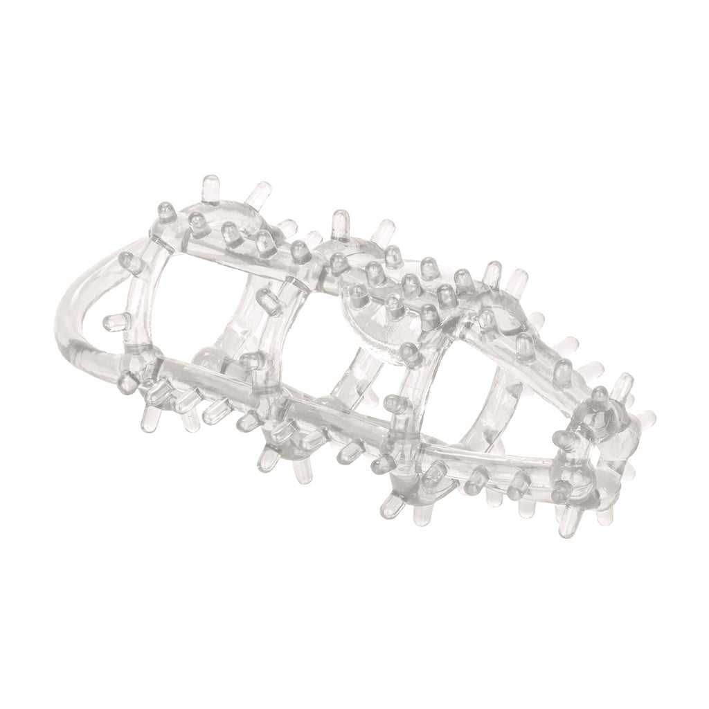 CalExotics Ultimate Cock Cage - Clear, Super-Stretchy with Scrotum Ring