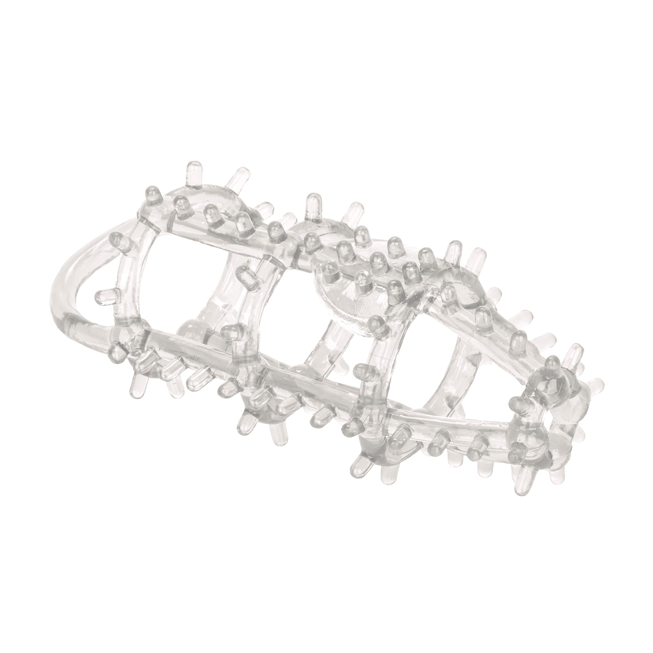 CalExotics Ultimate Cock Cage - Clear, Super-Stretchy with Scrotum Ring