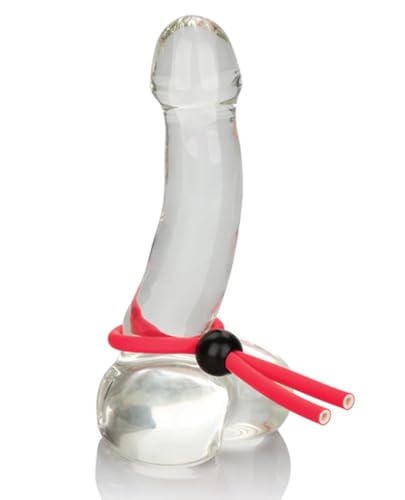 California Exotic Novelties Julians Stud Adjustable Ring – Clear Plastic Penis Ring for Custom Fit