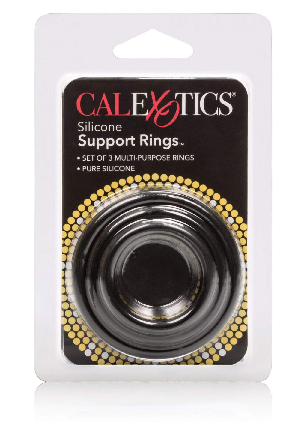 California Exotic Novelties Silicone Support Rings – Waterproof Body-Safe Design