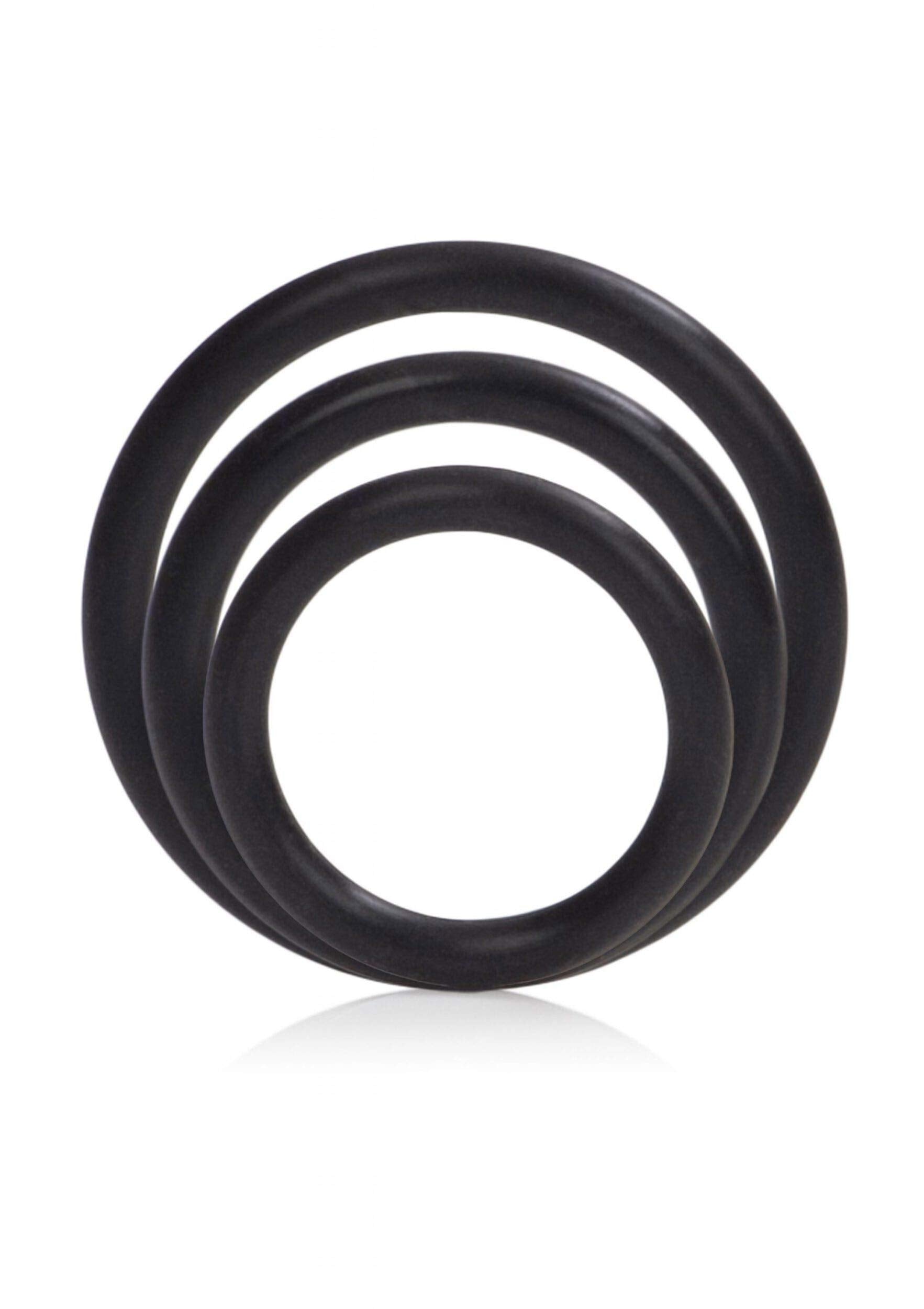 California Exotic Novelties Silicone Support Rings – Waterproof Body-Safe Design