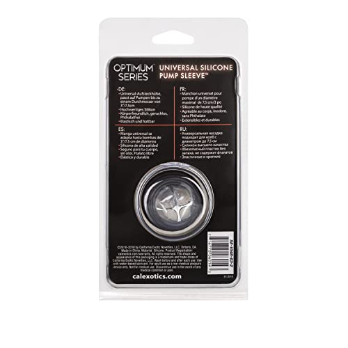 California Exotic Novelties Universal Silicone Pump Sleeve (Smoke) for Pump Cylinders Up to 3" Diameter