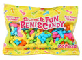 Candy Prints Super Fun Penis Candy – 3 oz Bag of Fruit-Flavored Penis-Shaped Candy (Approx. 100 Pieces)