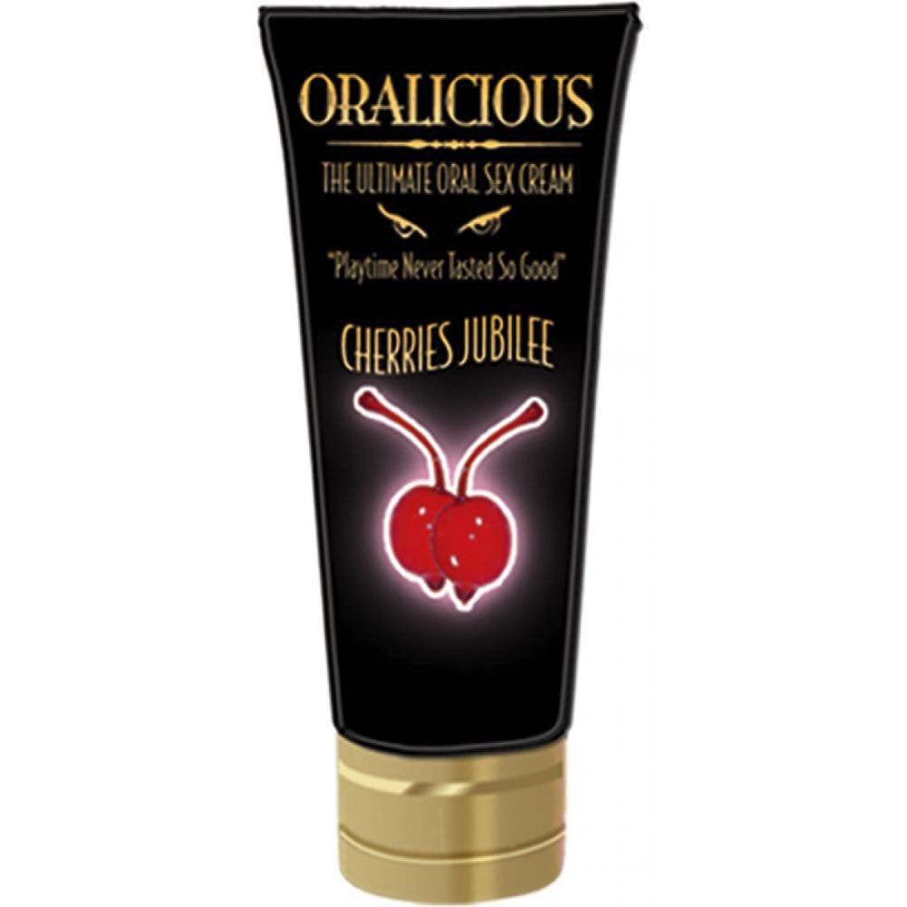 Cherries Jubilee Oralicious Flavored Lubricant – 2 oz Tube with Menthol