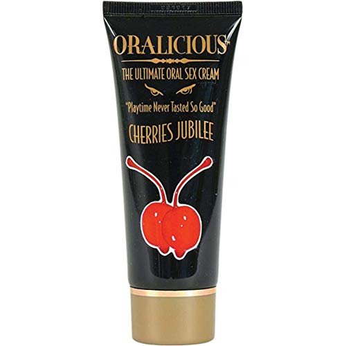 Cherries Jubilee Oralicious Flavored Lubricant – 2 oz Tube with Menthol