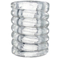 Clear Spiral Ball Stretcher by Trinity Vibes – Soft TPE Scrotum Stretcher