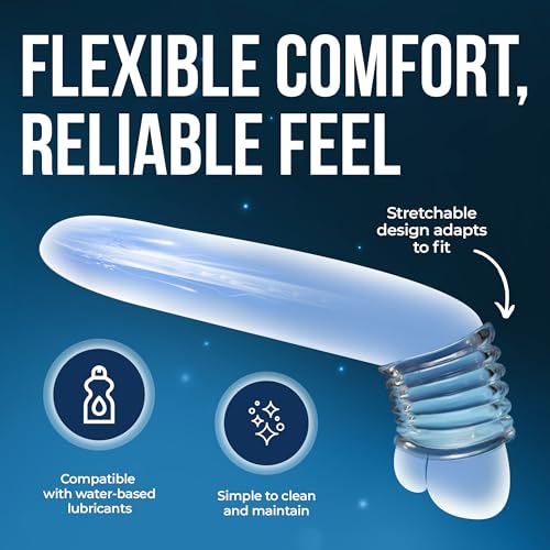 Clear Spiral Ball Stretcher by Trinity Vibes – Soft TPE Scrotum Stretcher