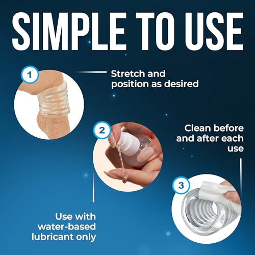Clear Spiral Ball Stretcher by Trinity Vibes – Soft TPE Scrotum Stretcher