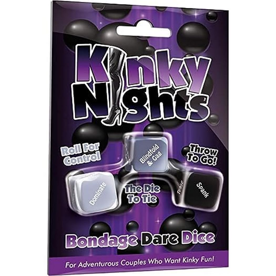 Creative Conceptions Kinky Night Adults Dice Game – Erotic Dare Dice for Couples Date Night