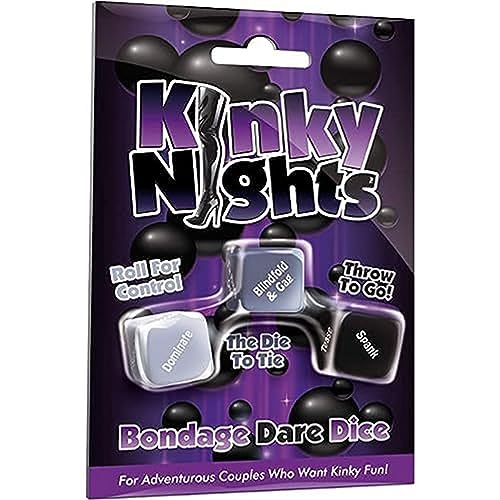 Creative Conceptions Kinky Night Adults Dice Game – Erotic Dare Dice for Couples Date Night