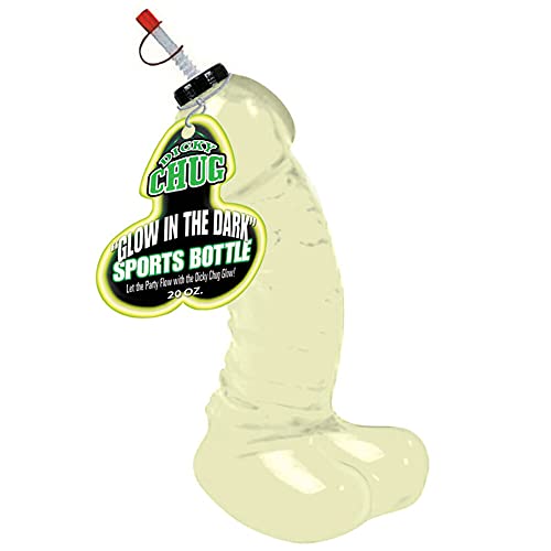Dicky Chug Glow-in-the-Dark Sports Bottle – Novelty Bottle for Adults