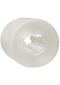 Doc Johnson GoodHead Helping Head ULTRASKYN Stroker - 2.3-Inch Mini Masturbator for Oral Play Enhancement (Frost)