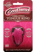 Doc Johnson Goodhead Vibrating Tongue Ring – Clear, Waterproof, Lightweight