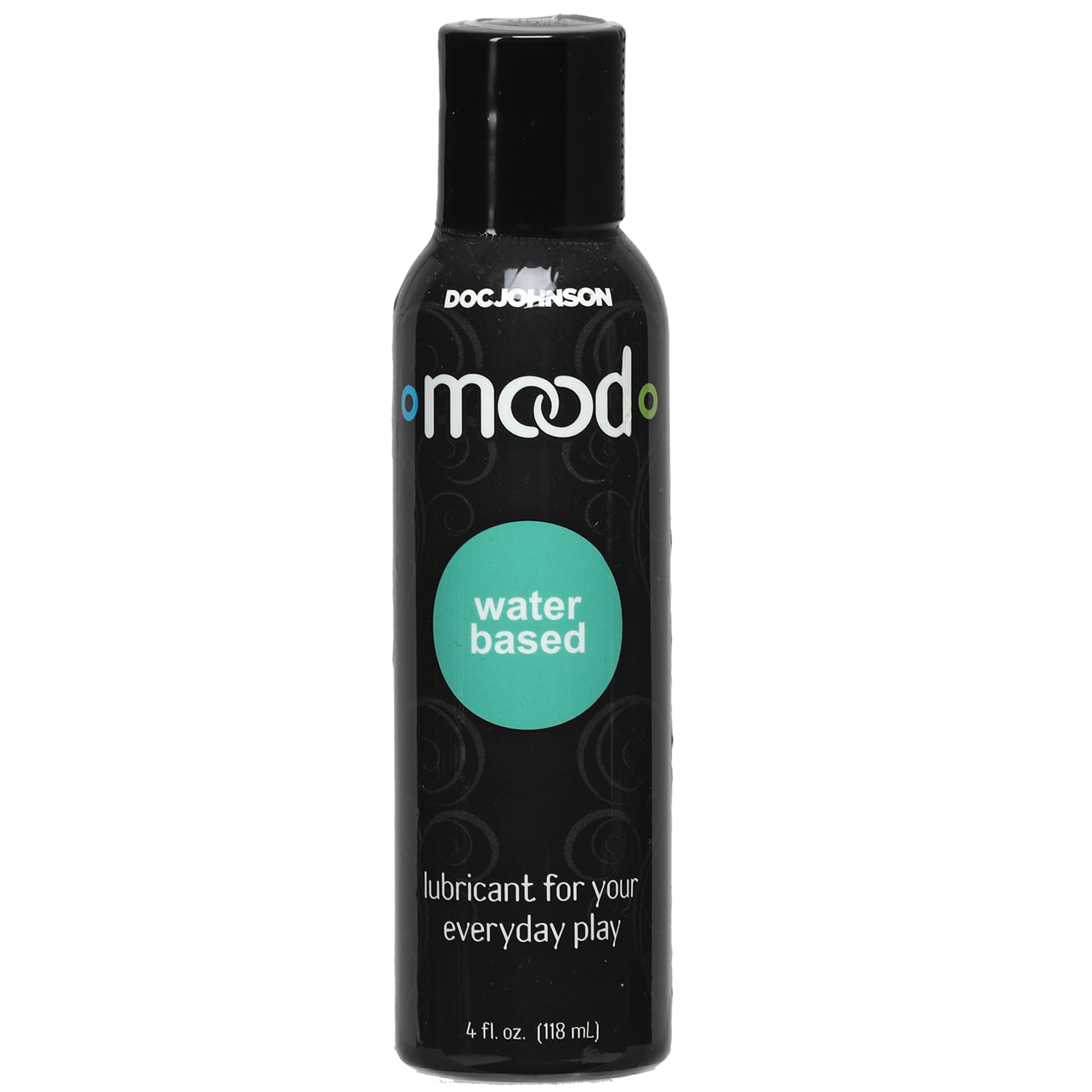 Doc Johnson Mood Water-Based Lube – 4 fl oz Pump Bottle – Non-Staining, Paraben & Sugar Free, Vegan, Toy Safe