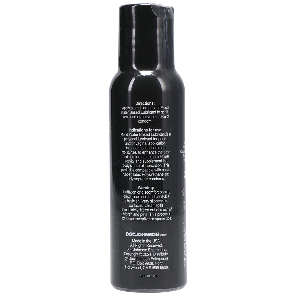 Doc Johnson Mood Water-Based Lubricant 2 fl. oz. – For Everyday Use, Compatible with Condoms and Toys