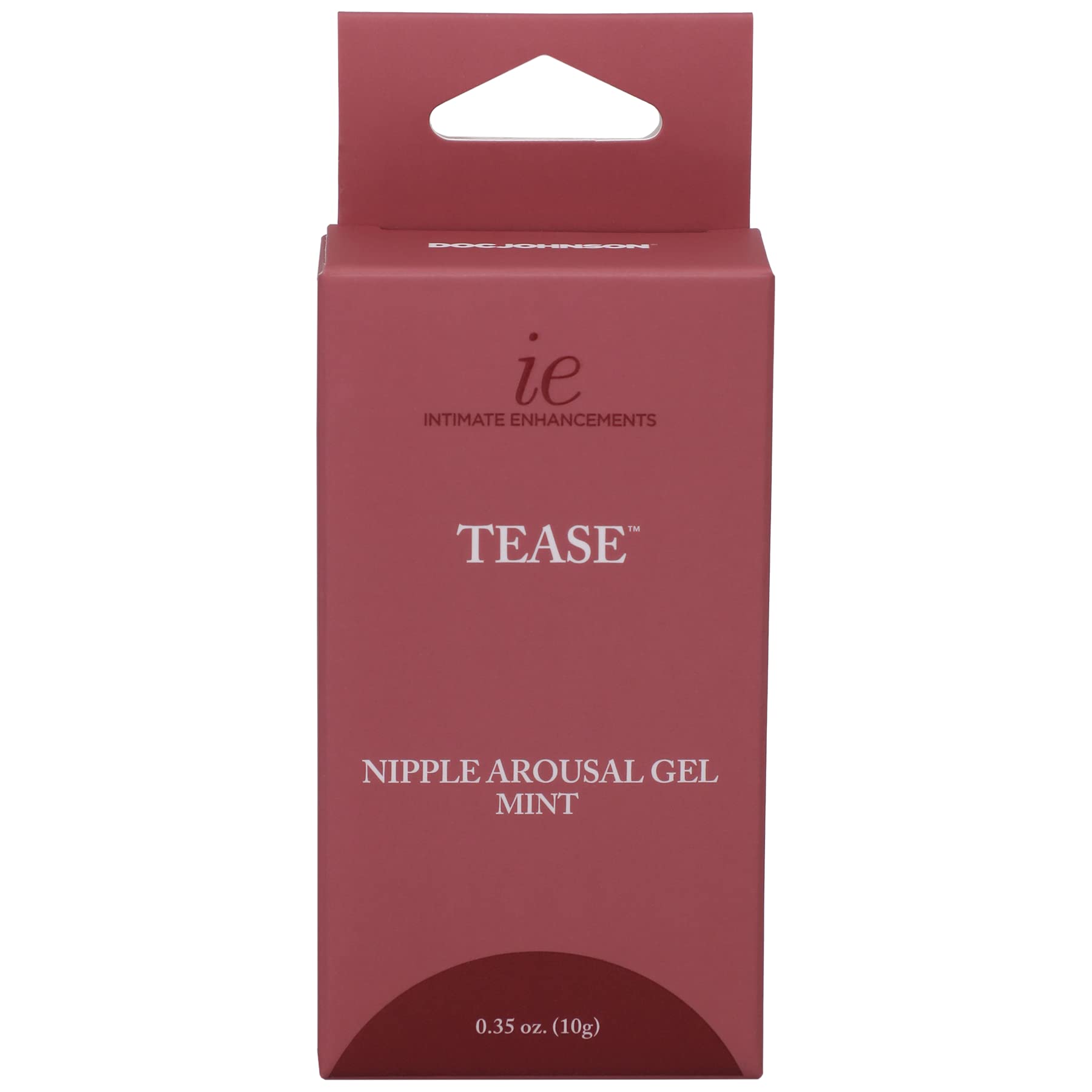 Doc Johnson Tease Mint Nipple Arousal Gel – 0.35 oz – Paraben-Free, PETA Certified