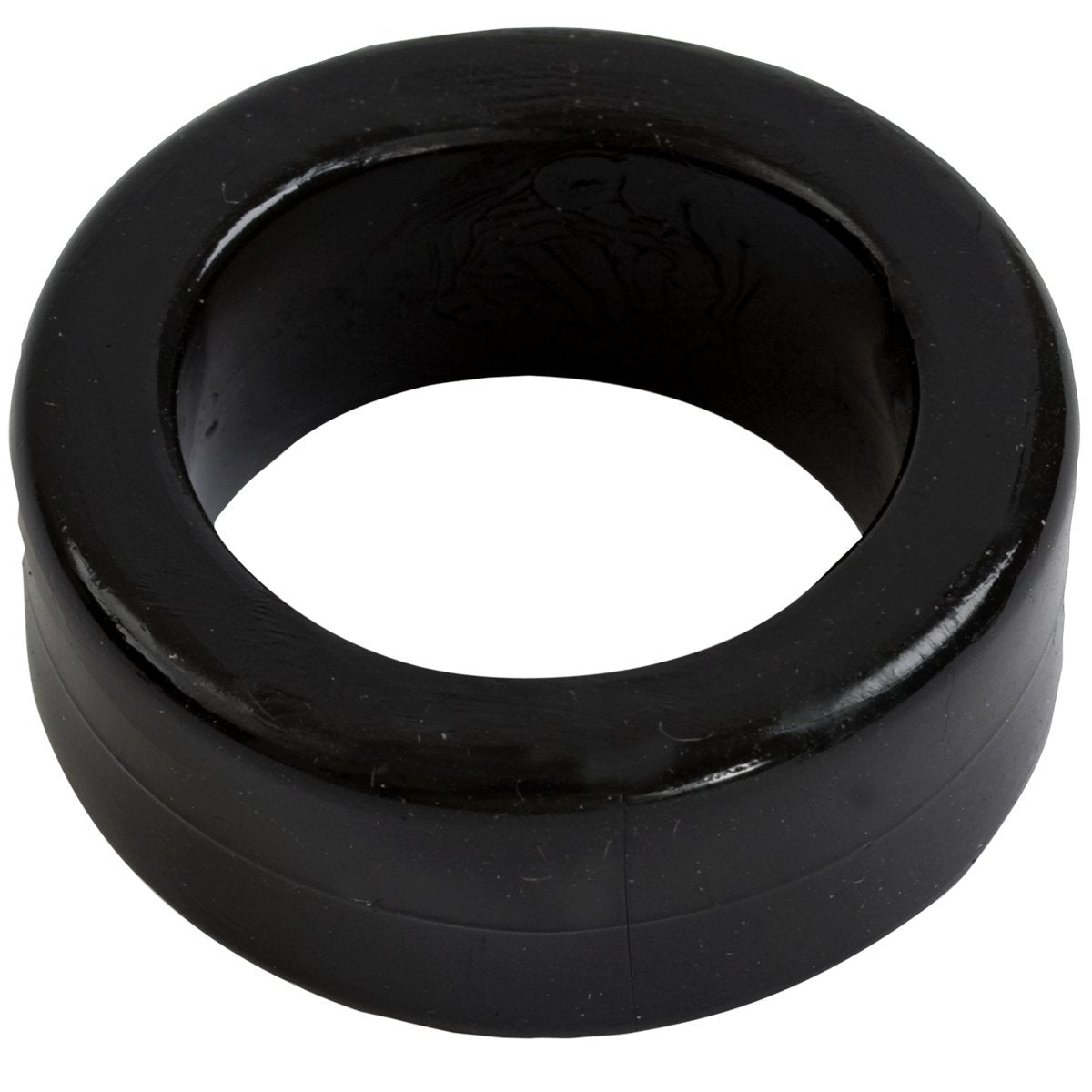 Doc Johnson TitanMen Stretch-to-Fit Cock Ring – Black, Body-Safe TPR for Enhanced Firmness