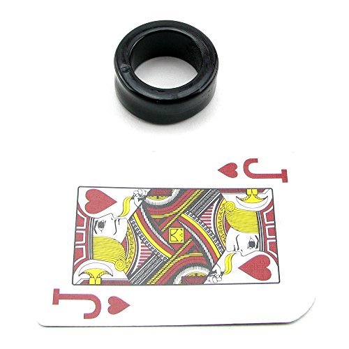 Doc Johnson TitanMen Stretch-to-Fit Cock Ring – Black, Body-Safe TPR for Enhanced Firmness