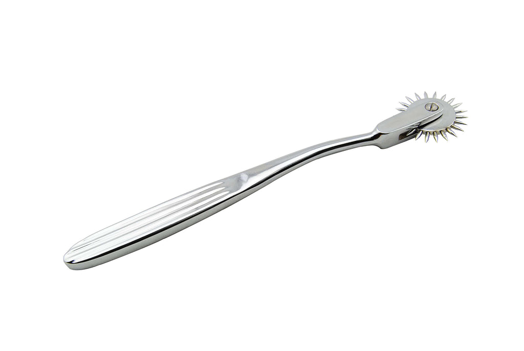 Dr. Clockwork Wartenberg Wheel – Stainless Steel Sensory Toy with 22 Spokes and Nylon Pouch