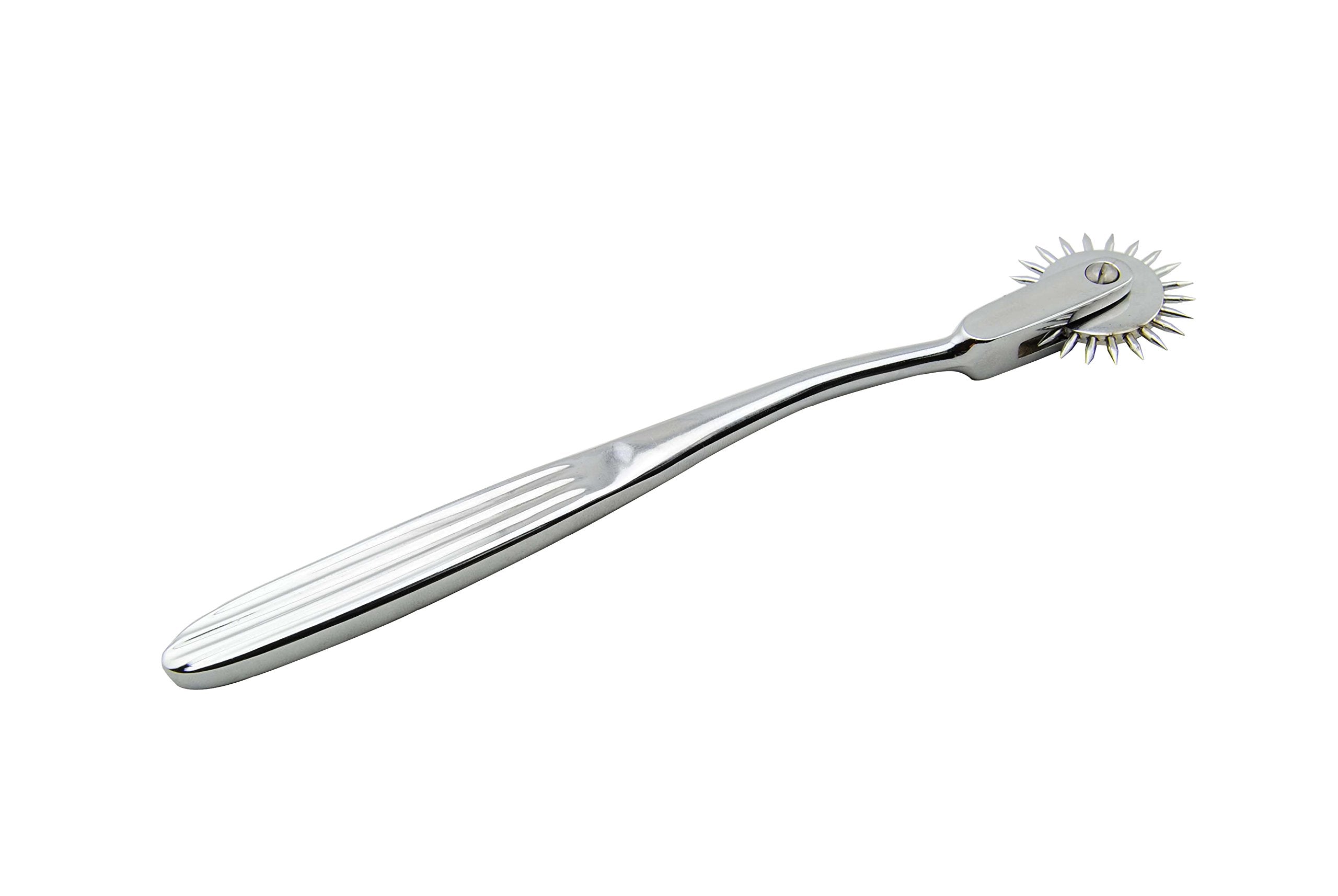 Dr. Clockwork Wartenberg Wheel – Stainless Steel Sensory Toy with 22 Spokes and Nylon Pouch