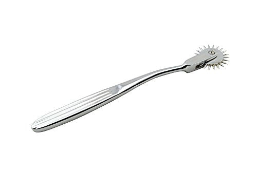 Dr. Clockwork Wartenberg Wheel – Stainless Steel Sensory Toy with 22 Spokes and Nylon Pouch