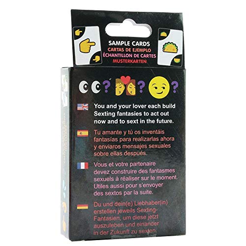 DTF Card Game – 52 Dirty Emoji Cards for Sexting Fantasy Fun