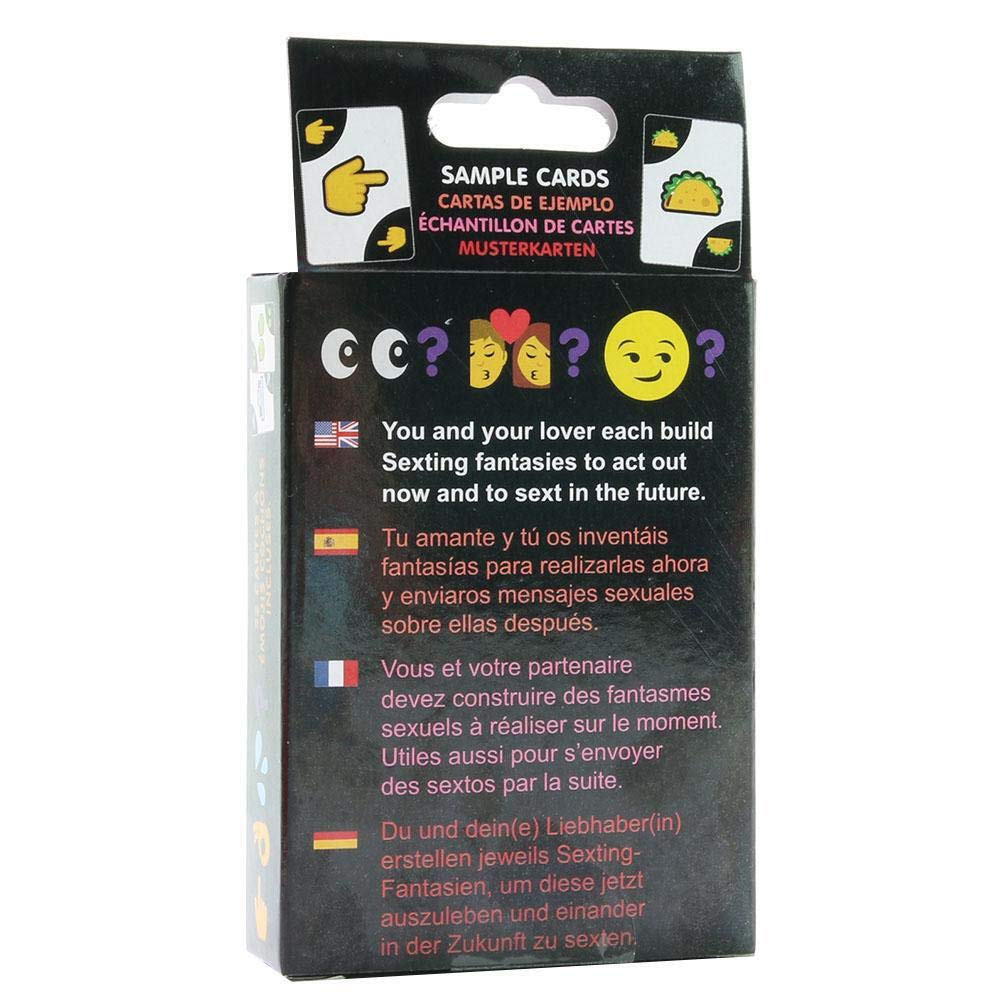DTF Card Game – 52 Dirty Emoji Cards for Sexting Fantasy Fun