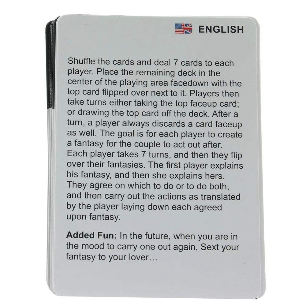 DTF Card Game – 52 Dirty Emoji Cards for Sexting Fantasy Fun