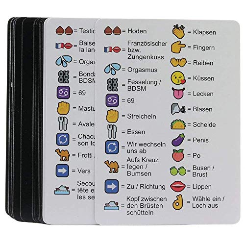 DTF Card Game – 52 Dirty Emoji Cards for Sexting Fantasy Fun