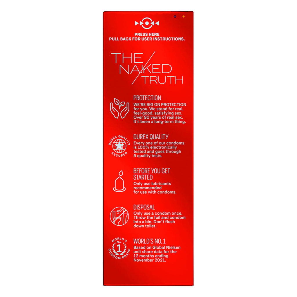 Durex Extra Sensitive Ultra Thin Wide Fit Condoms - Lubricated Latex, 12 Count