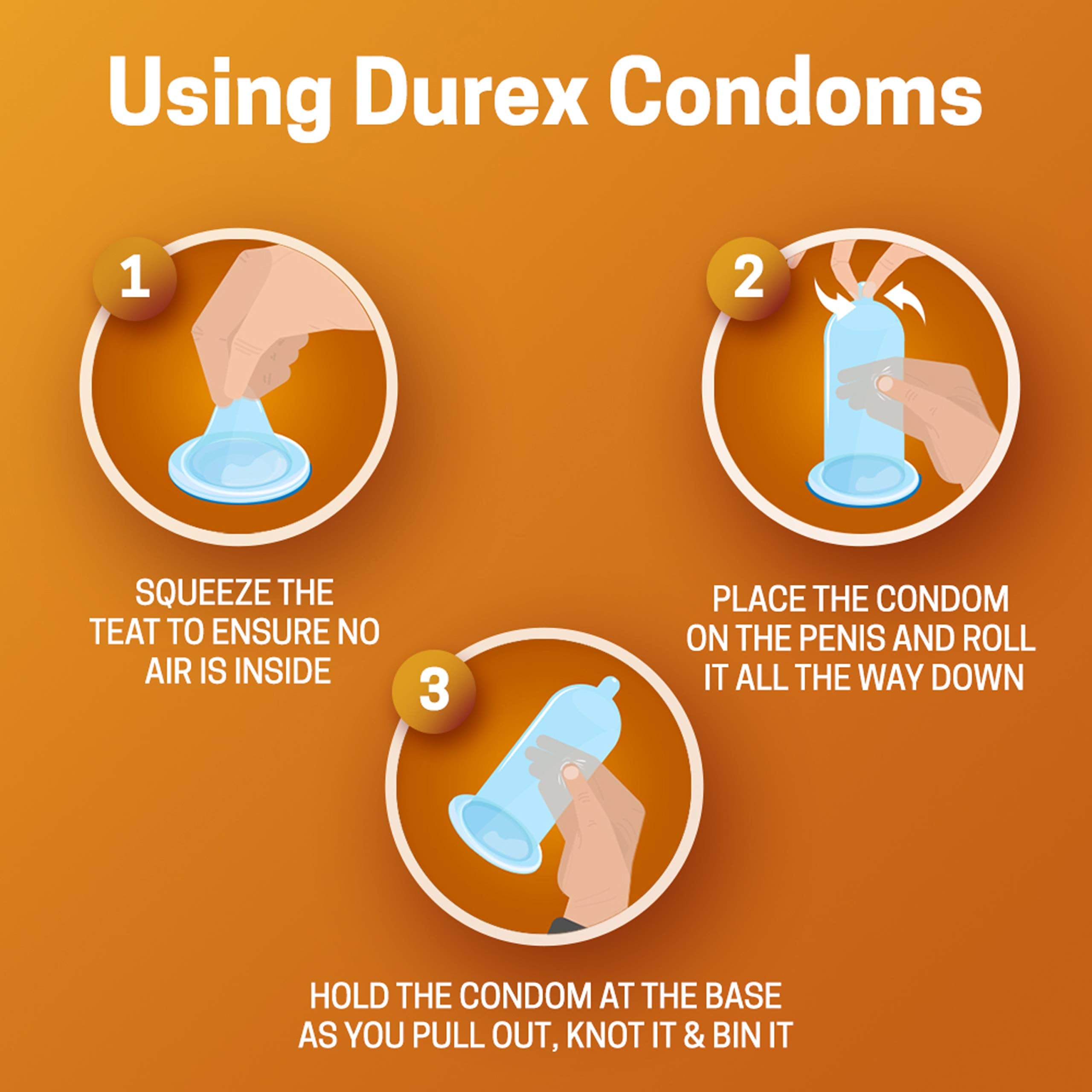 Durex Intense Sensation Dotted Condoms (3 Lubricated Latex Condoms) – Enhanced Sensation with Raised Dots